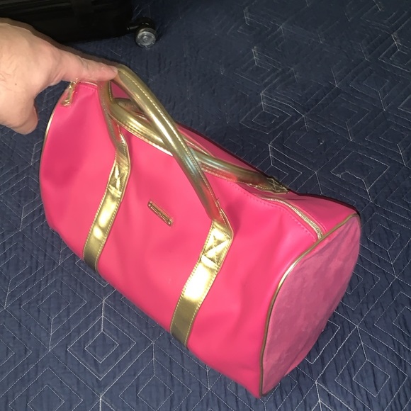 Juicy couture gym bag / travel tote - pink and silver - Picture 9 of 9